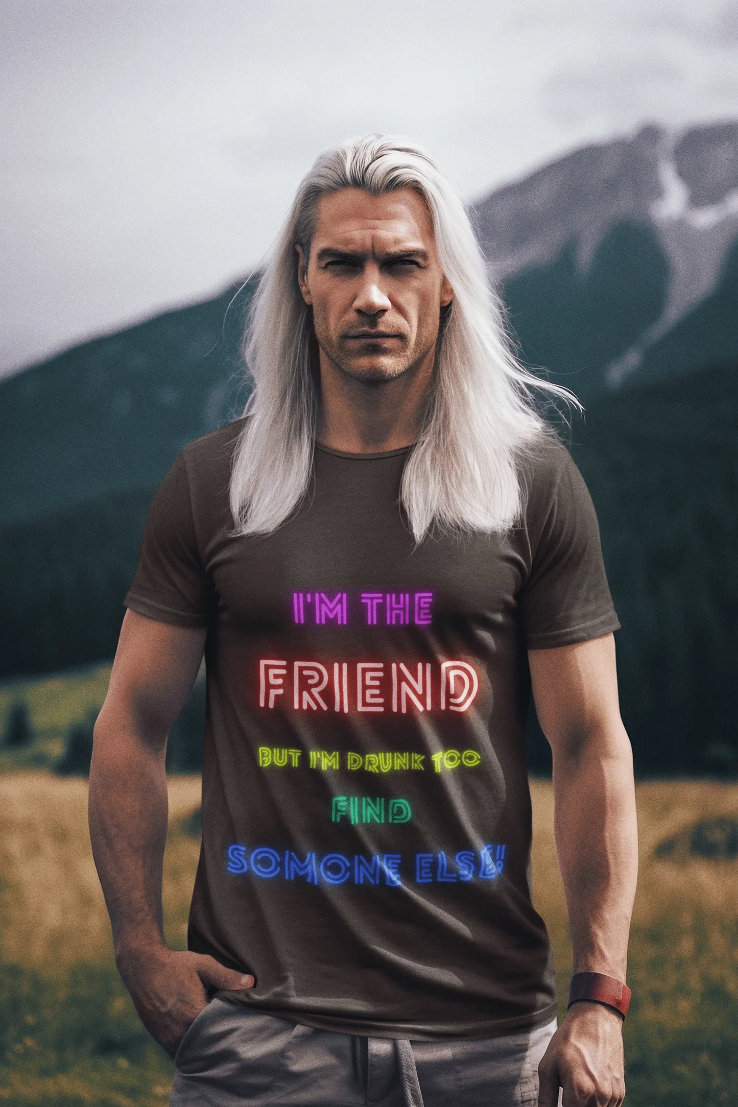 Drunk Friend 2 Unisex Softstyle T-Shirt