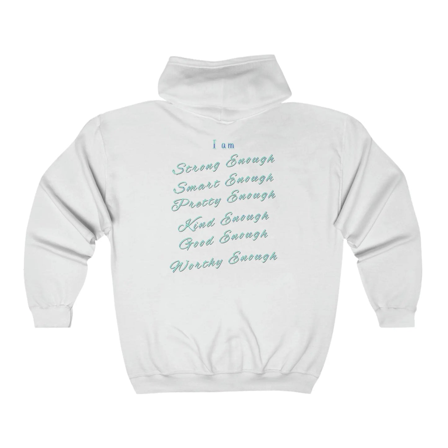 I am - inspirational talk - Unisex Heavy Blend™ Full Zip Hooded Sweatshirt