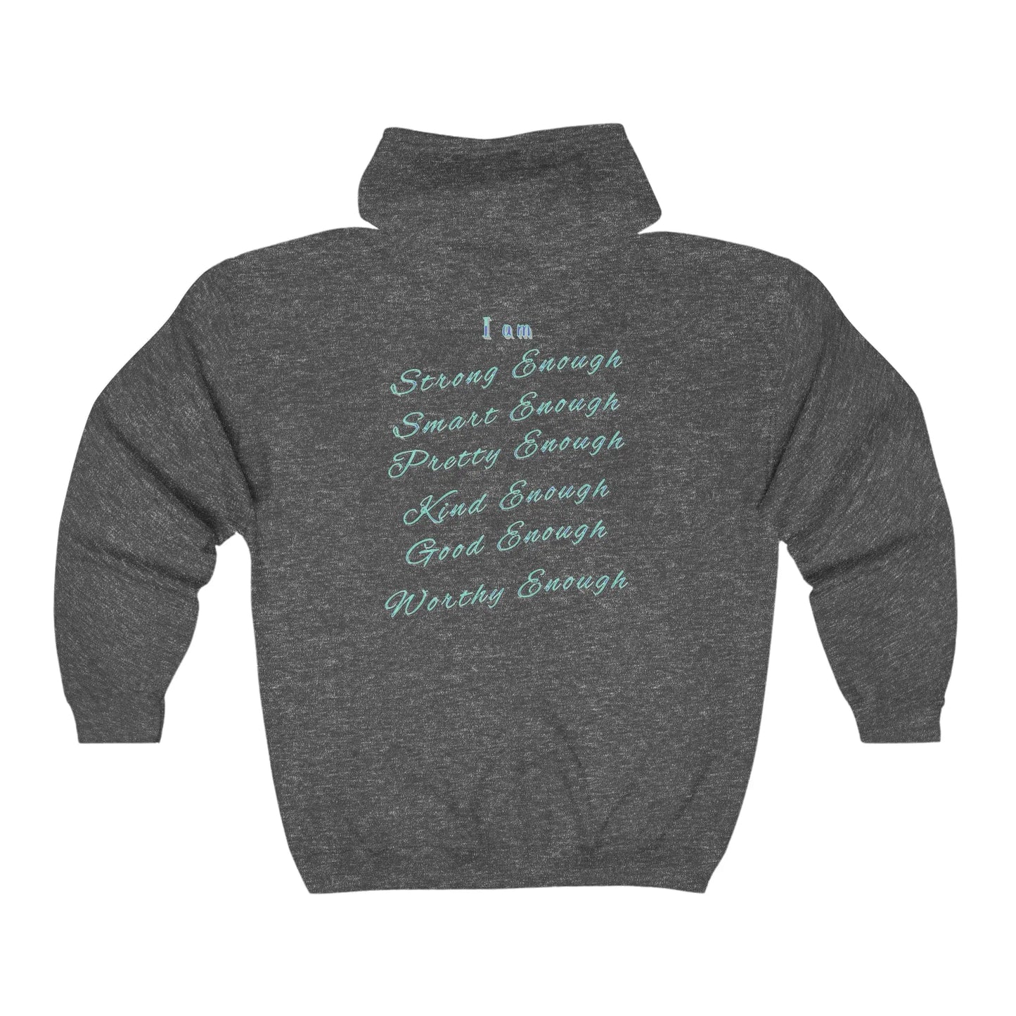 I am - inspirational talk - Unisex Heavy Blend™ Full Zip Hooded Sweatshirt