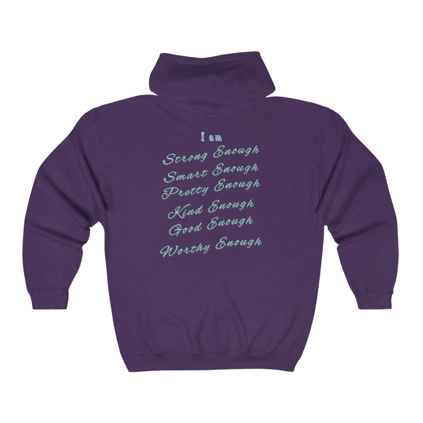 I am - inspirational talk - Unisex Heavy Blend™ Full Zip Hooded Sweatshirt