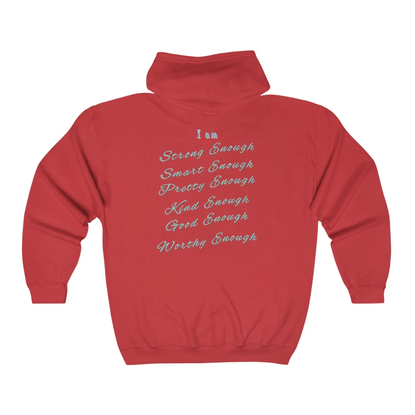 I am - inspirational talk - Unisex Heavy Blend™ Full Zip Hooded Sweatshirt