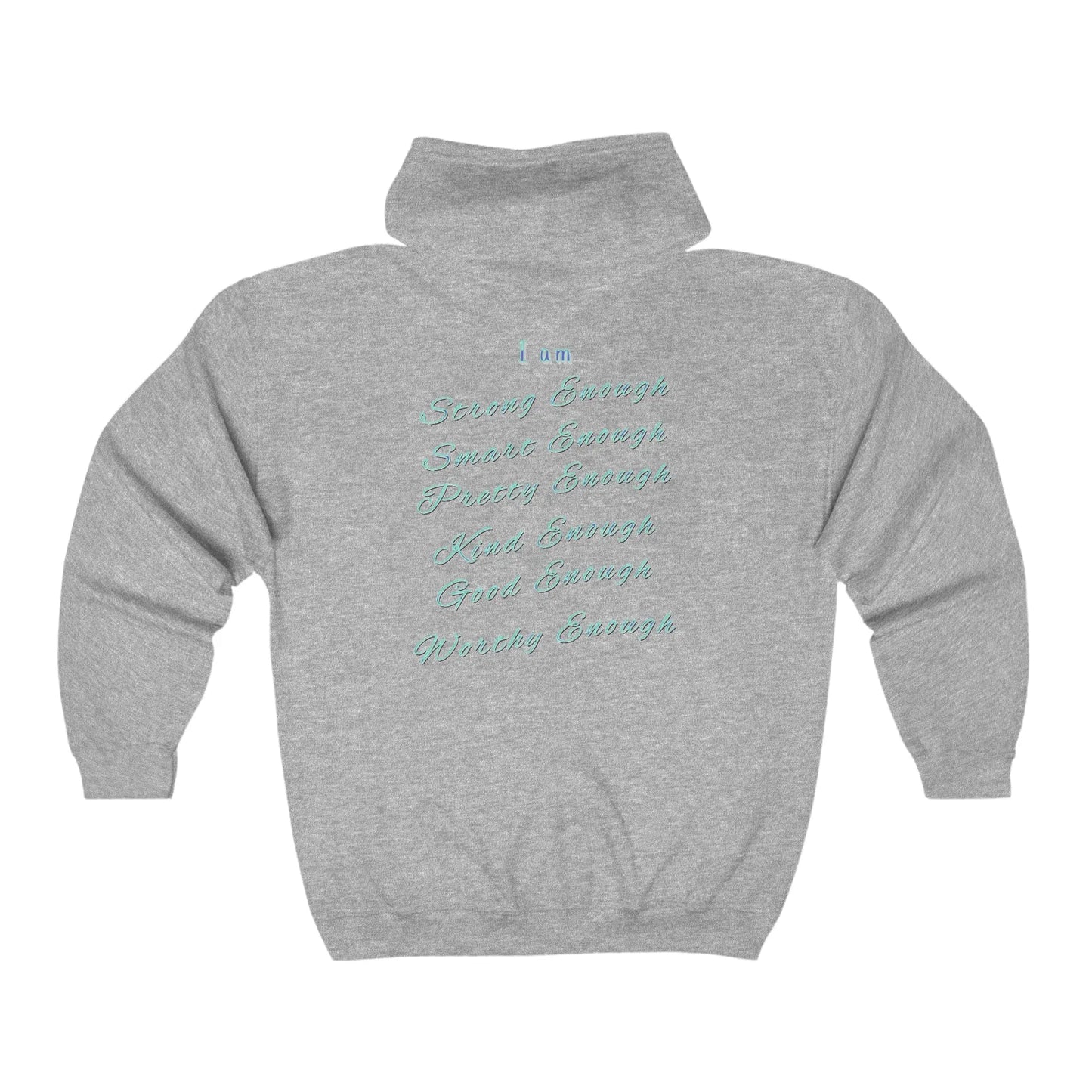 I am - inspirational talk - Unisex Heavy Blend™ Full Zip Hooded Sweatshirt