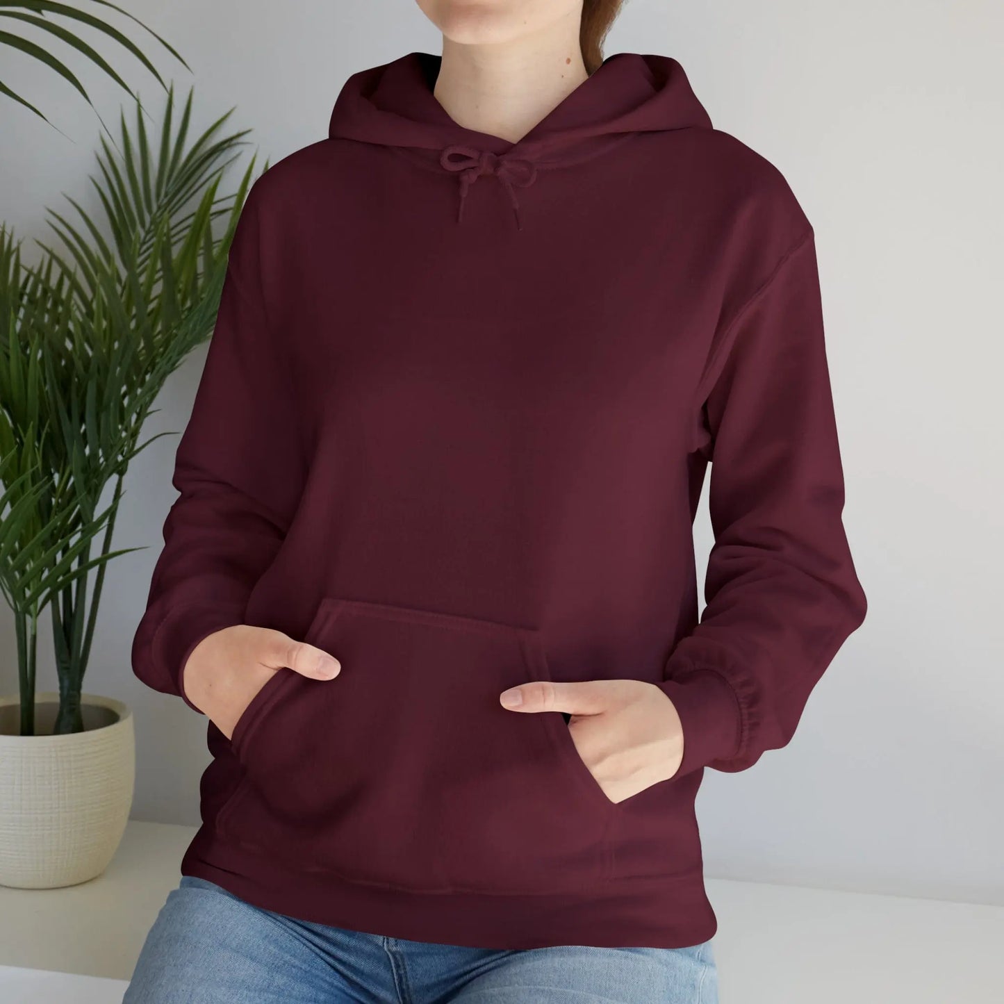 It's OK - inspirational talk - (back only) Unisex Heavy Blend Hooded Sweatshirt