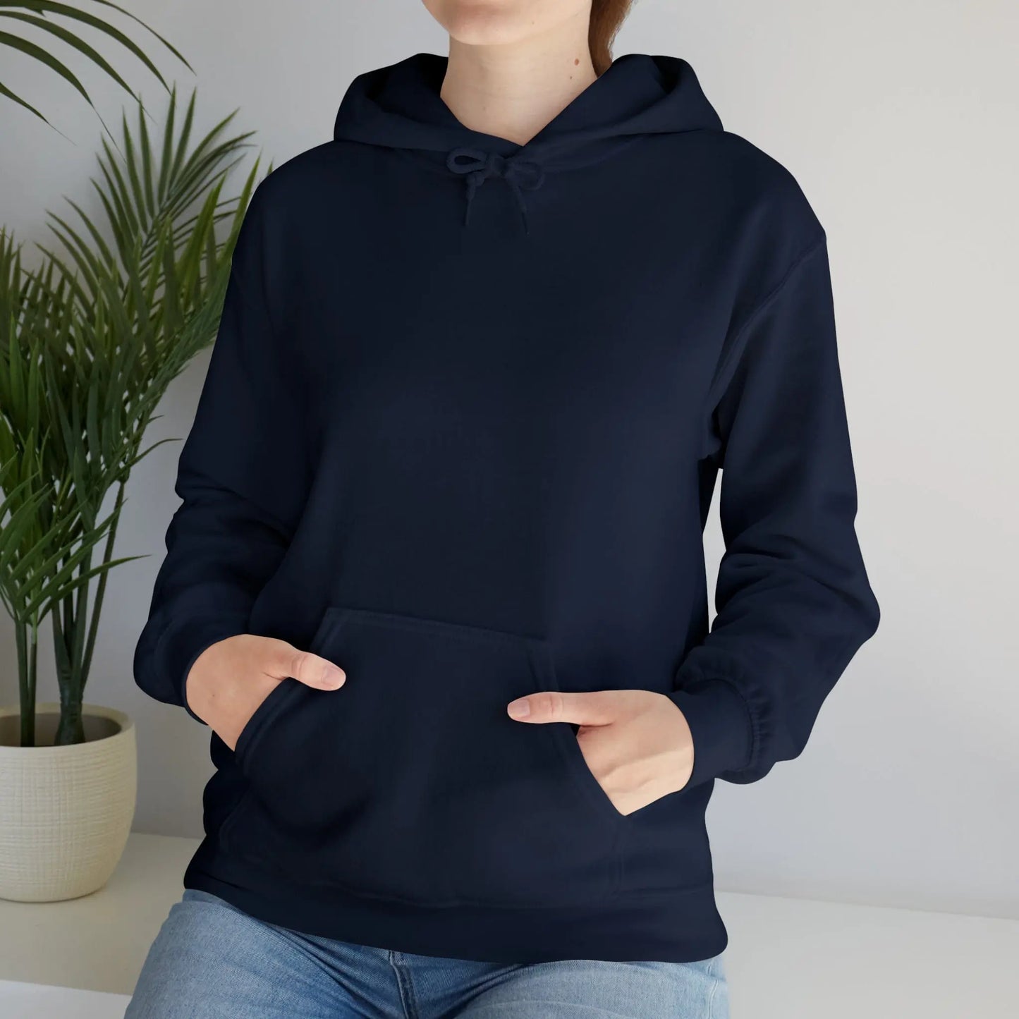 It's OK - inspirational talk - (back only) Unisex Heavy Blend Hooded Sweatshirt