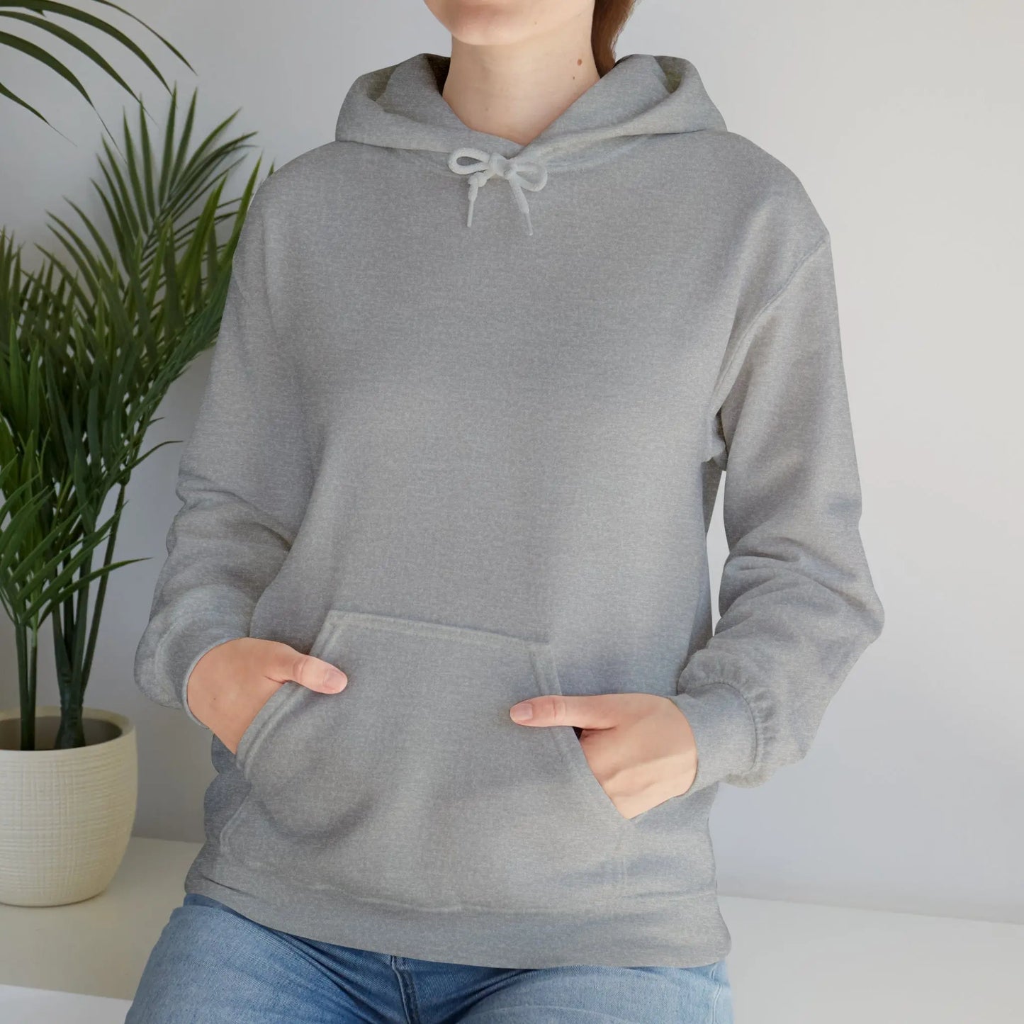 It's OK - inspirational talk - (back only) Unisex Heavy Blend Hooded Sweatshirt