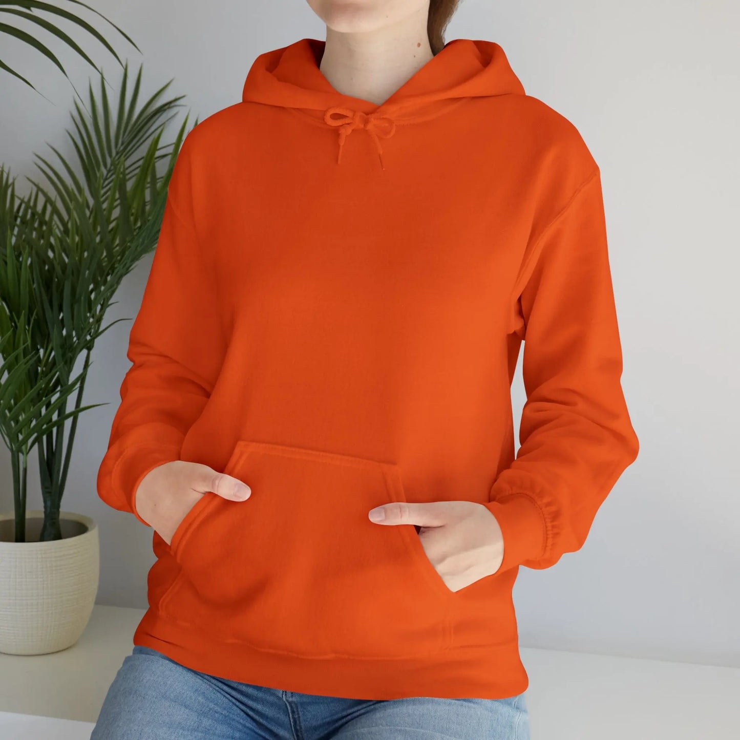 It's OK - inspirational talk - (back only) Unisex Heavy Blend Hooded Sweatshirt