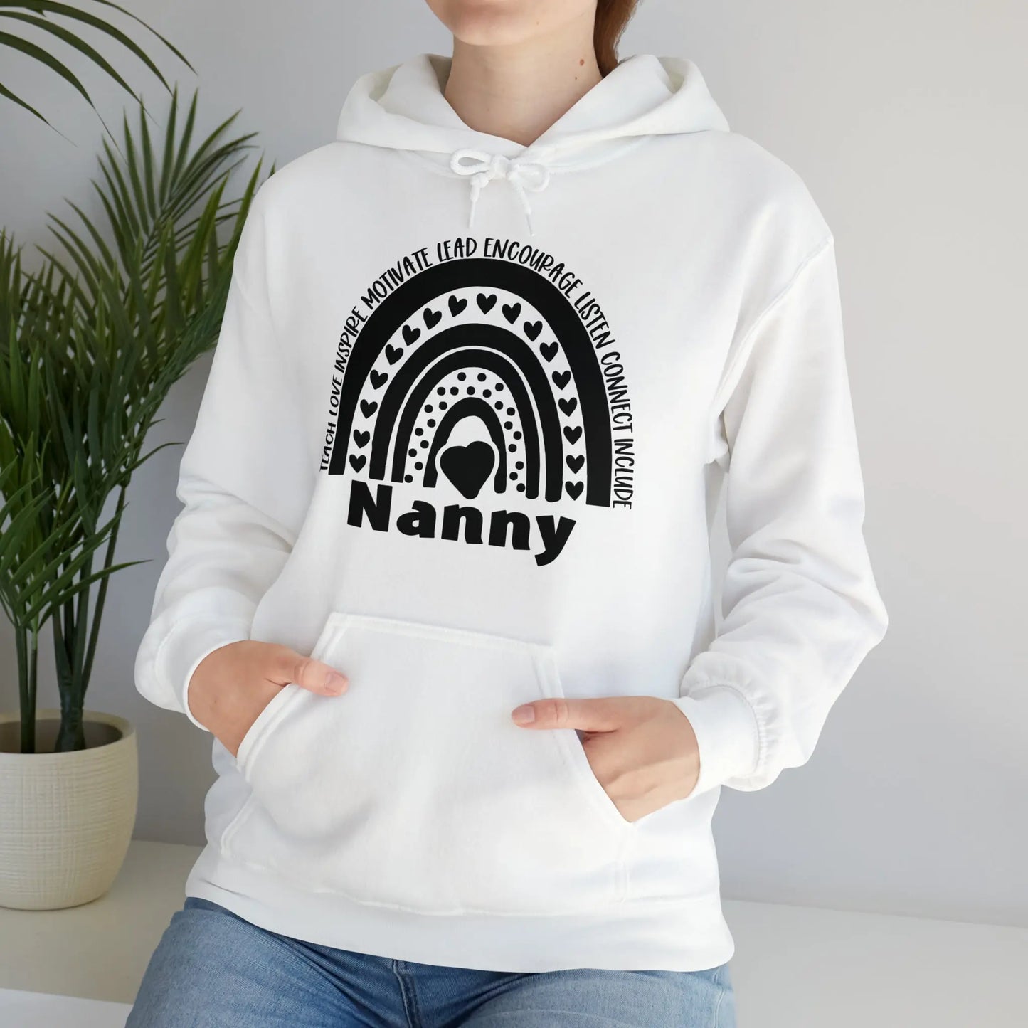 Nanny Rainbow Unisex Heavy Blend Hooded Sweatshirt