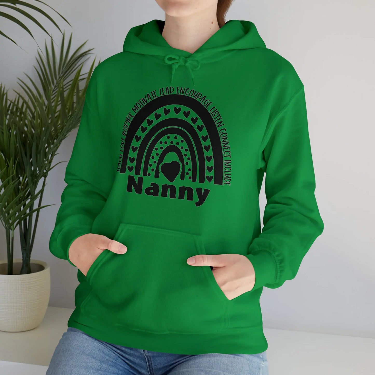 Nanny Rainbow Unisex Heavy Blend Hooded Sweatshirt