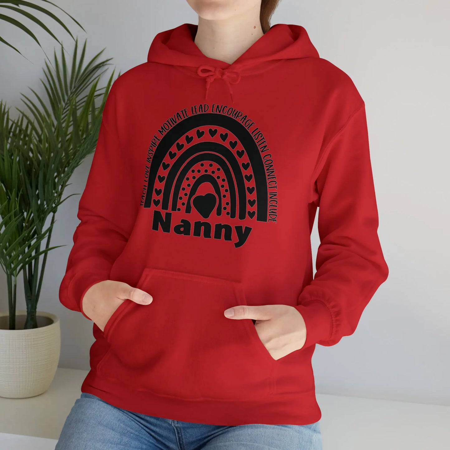 Nanny Rainbow Unisex Heavy Blend Hooded Sweatshirt