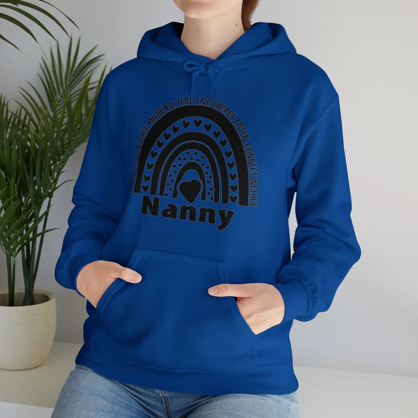 Nanny Rainbow Unisex Heavy Blend Hooded Sweatshirt