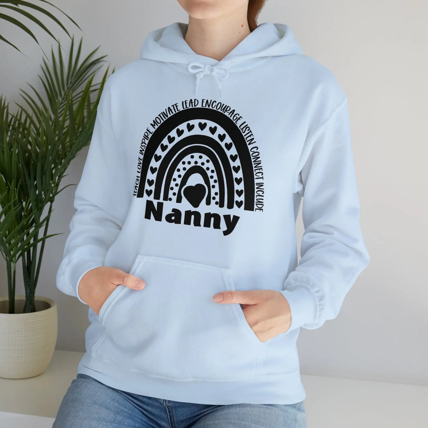 Nanny Rainbow Unisex Heavy Blend Hooded Sweatshirt