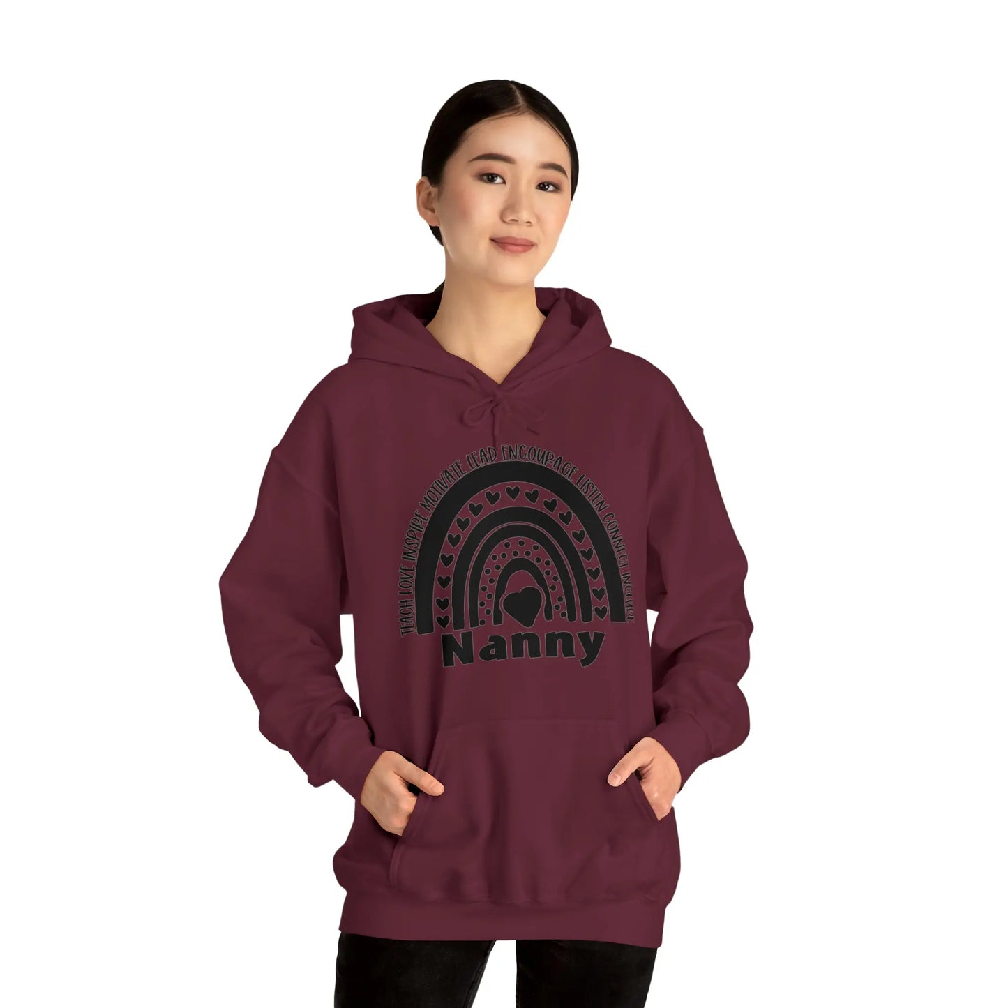 Nanny Rainbow Unisex Heavy Blend Hooded Sweatshirt