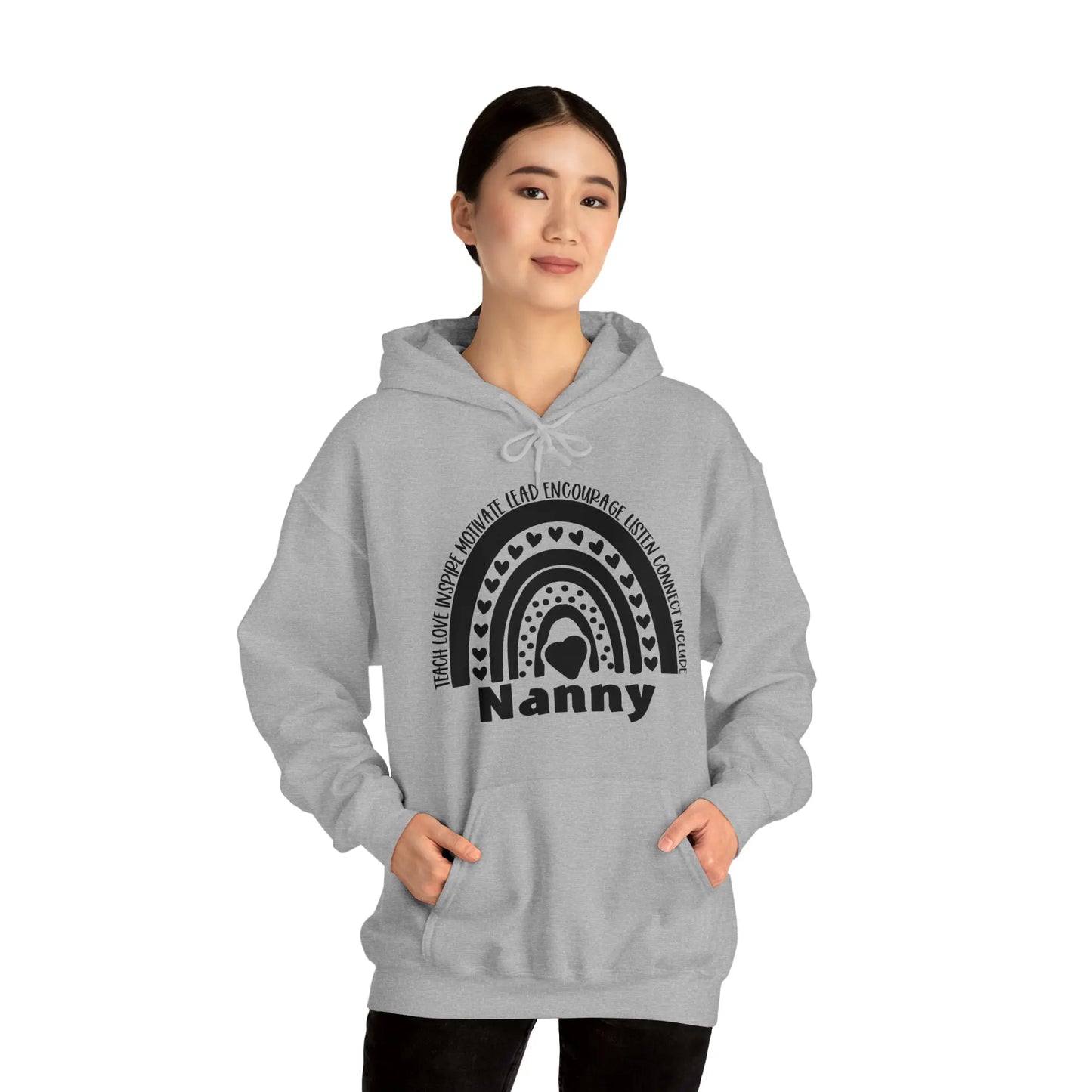 Nanny Rainbow Unisex Heavy Blend Hooded Sweatshirt
