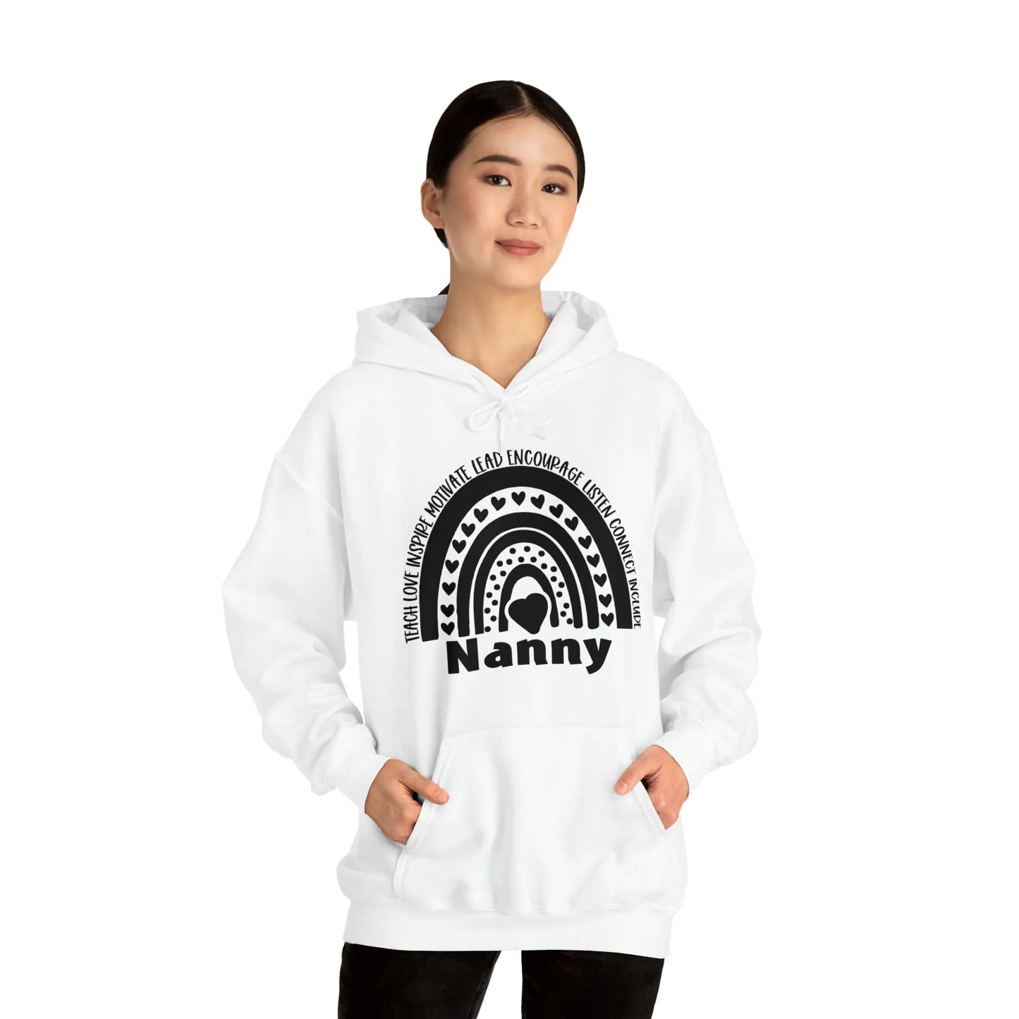 Nanny Rainbow Unisex Heavy Blend Hooded Sweatshirt