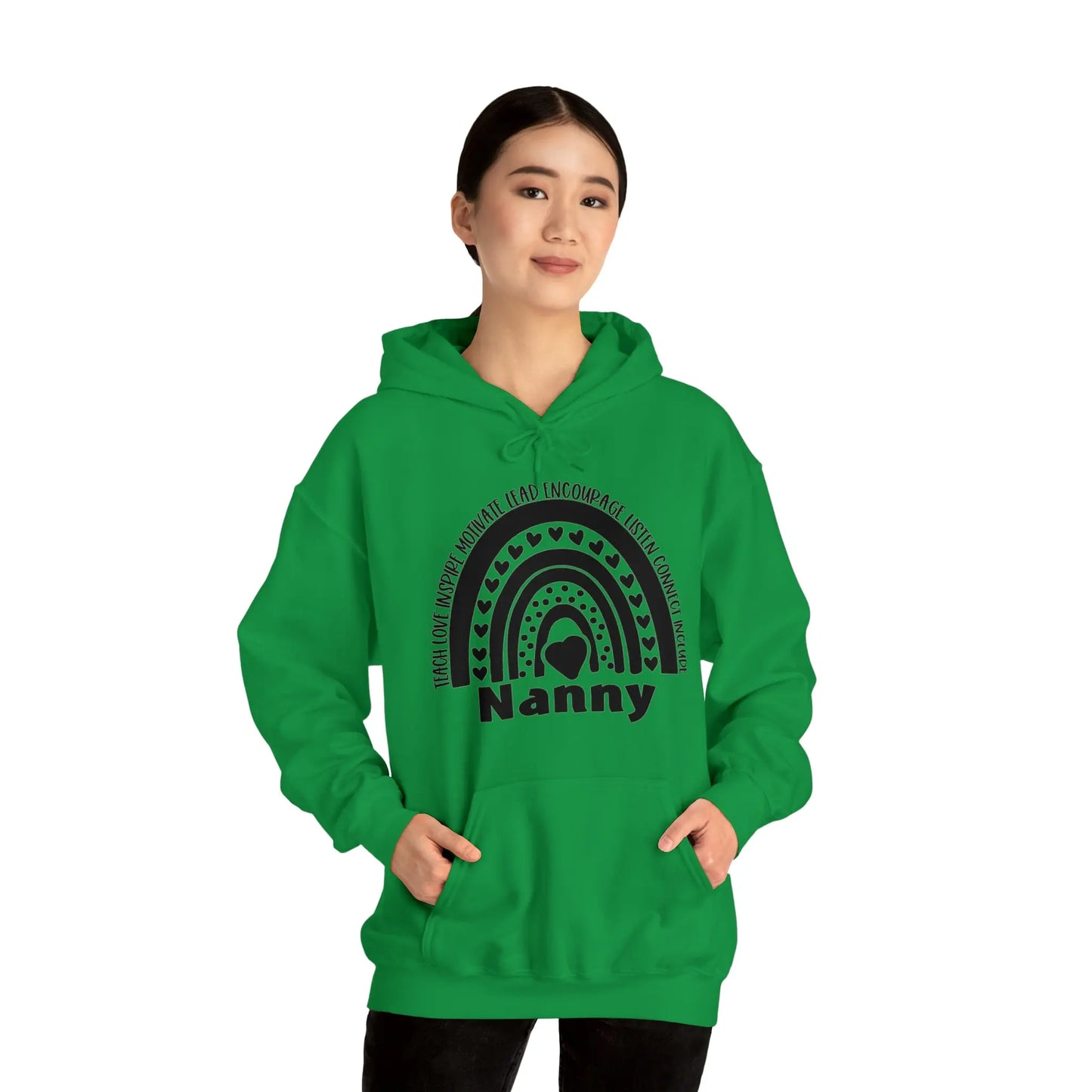 Nanny Rainbow Unisex Heavy Blend Hooded Sweatshirt