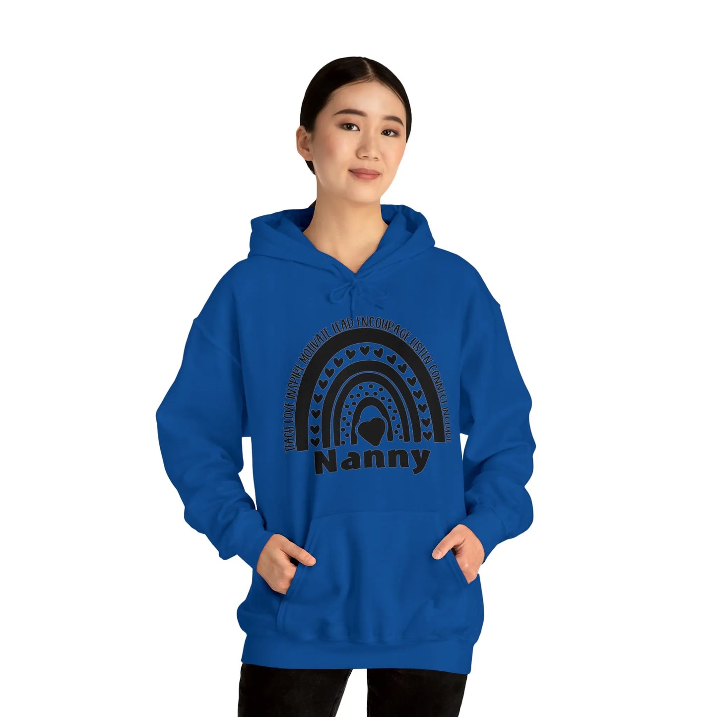 Nanny Rainbow Unisex Heavy Blend Hooded Sweatshirt