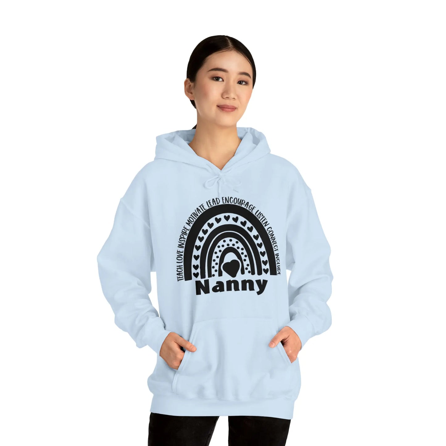 Nanny Rainbow Unisex Heavy Blend Hooded Sweatshirt