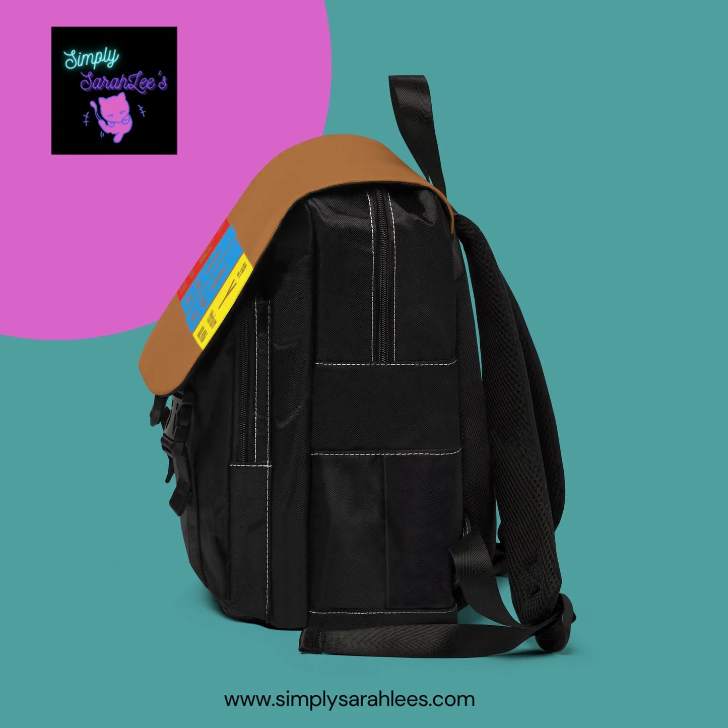 Scientific Periodic Table Elements Nanny Play on word Casual Shoulder Backpack
