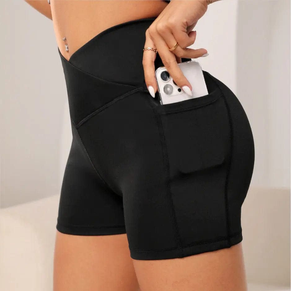 Ultimate Comfort Nanny Yoga Shorts: High- Biker Shorts with Cross – Simply  Sarahlee's