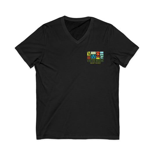 VMQG Unisex Jersey Short Sleeve V-Neck Tee