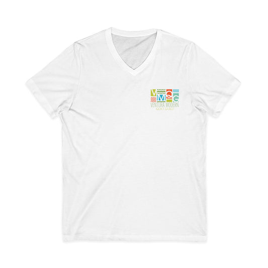 VMQG Unisex Jersey Short Sleeve V-Neck Tee
