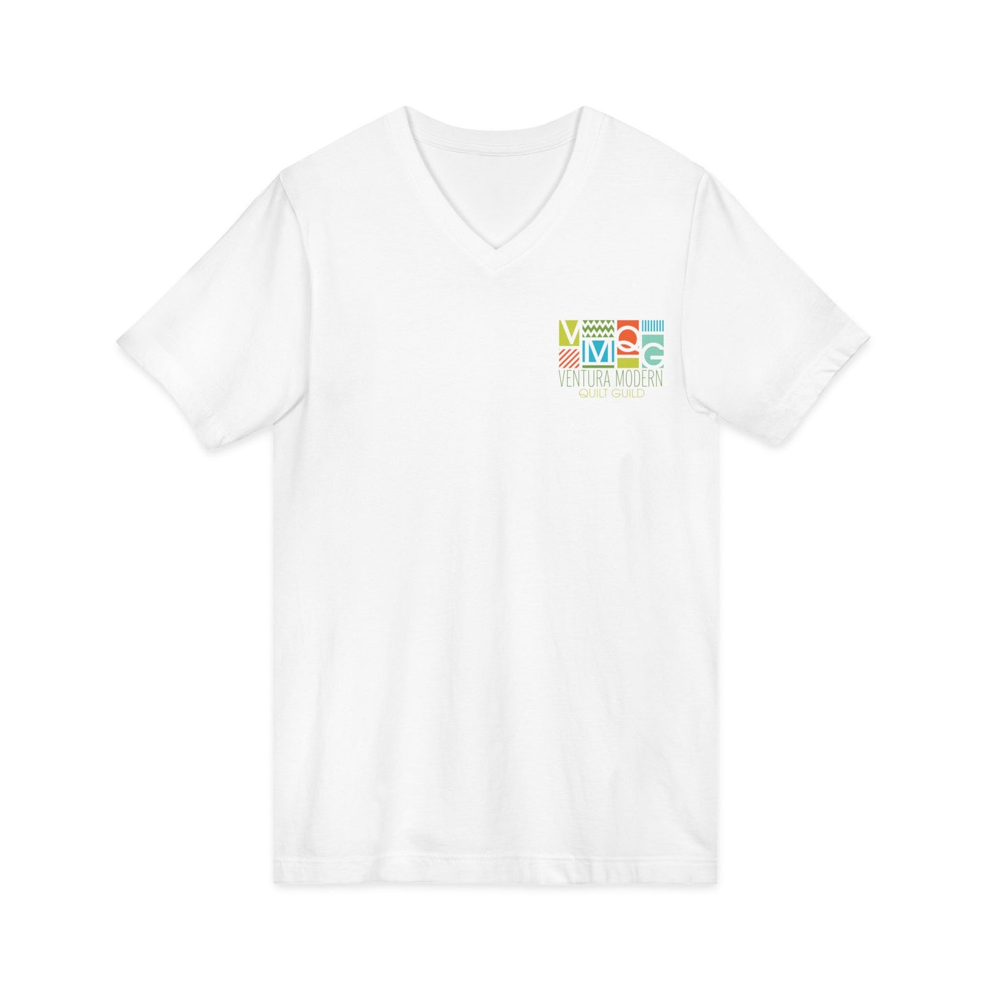 VMQG Unisex Jersey Short Sleeve V-Neck Tee