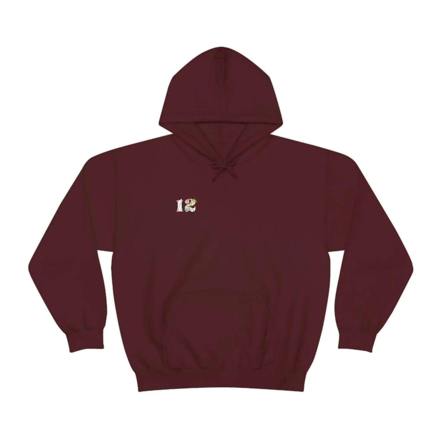 Sincy 12 Unisex Heavy Blend Hooded Sweatshirt *Custom for Elysha Maroon