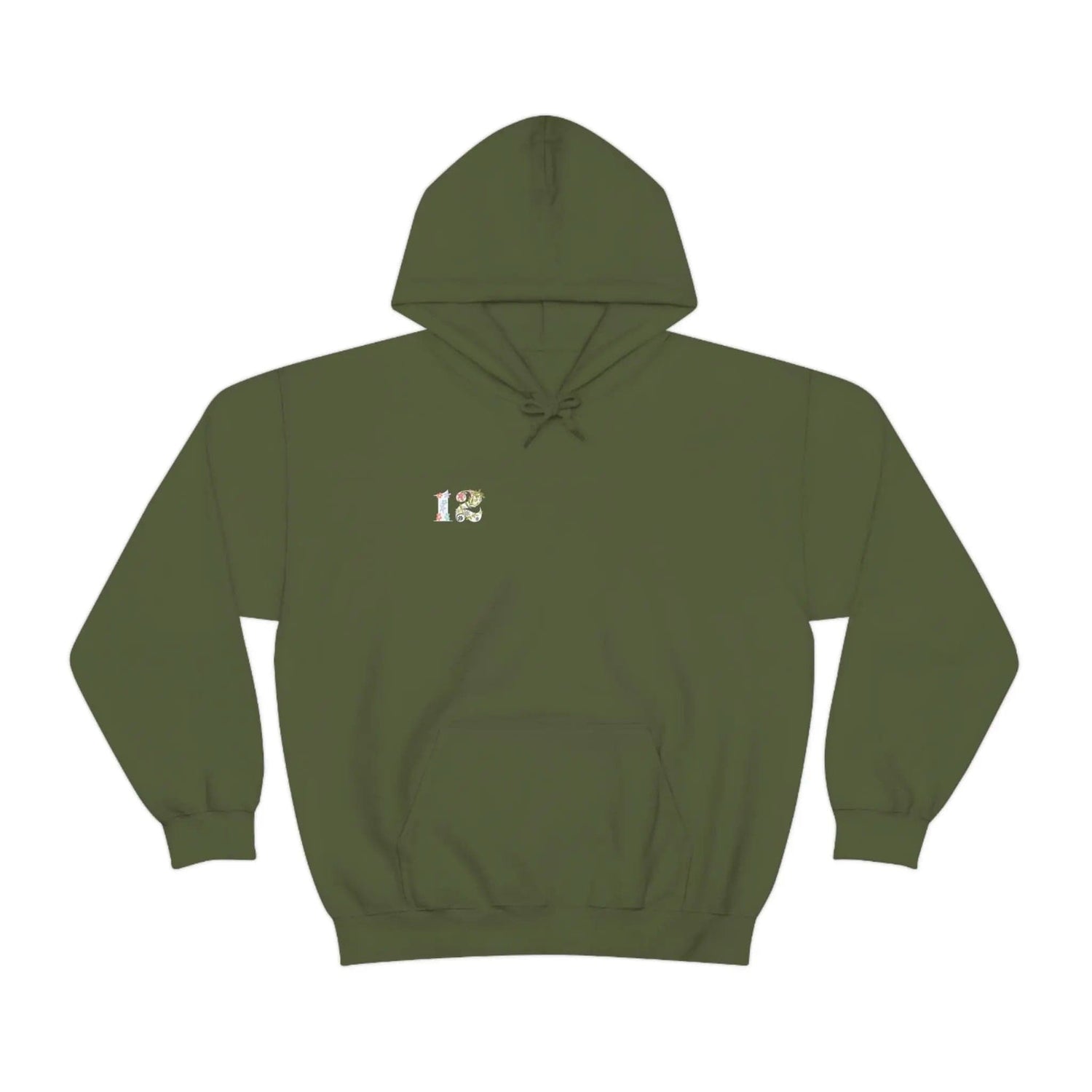 Sincy 12 Unisex Heavy Blend Hooded Sweatshirt *Custom for Elysha Military Green
